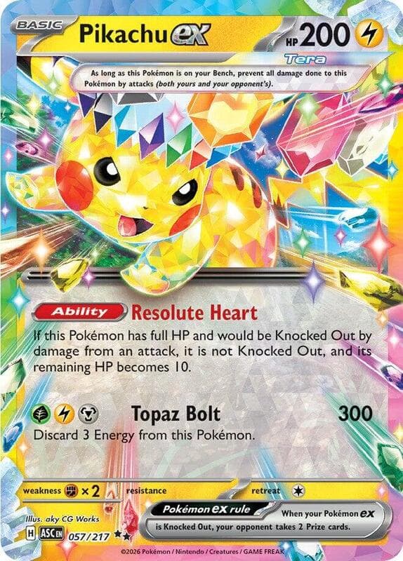 Pikachu ex 057 Normal