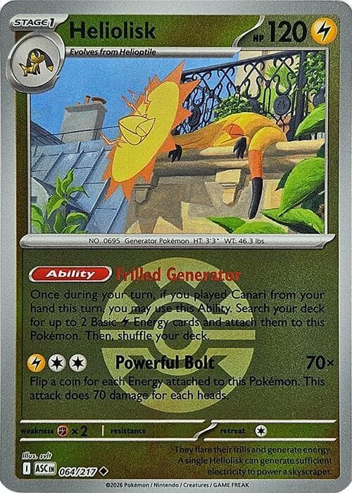 Heliolisk Quick Ball 064 Normal