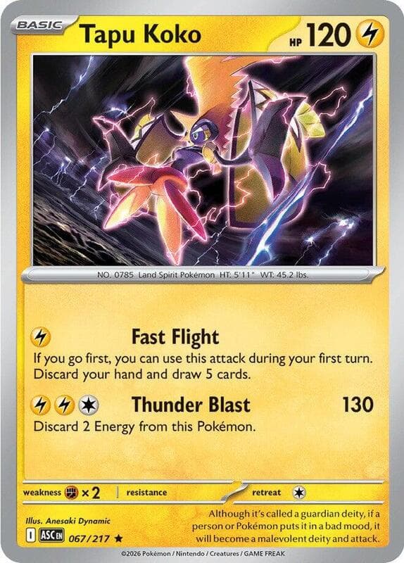 Tapu Koko 067 Normal