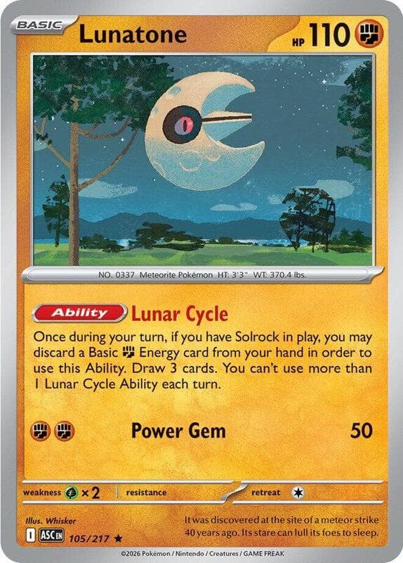 Lunatone 105 Normal
