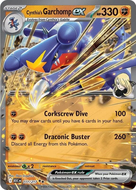 Cynthia's Garchomp 111 Normal