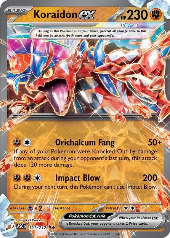 Koraidon ex 121 Normal