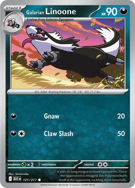 Galarian Linoone 131 Normal