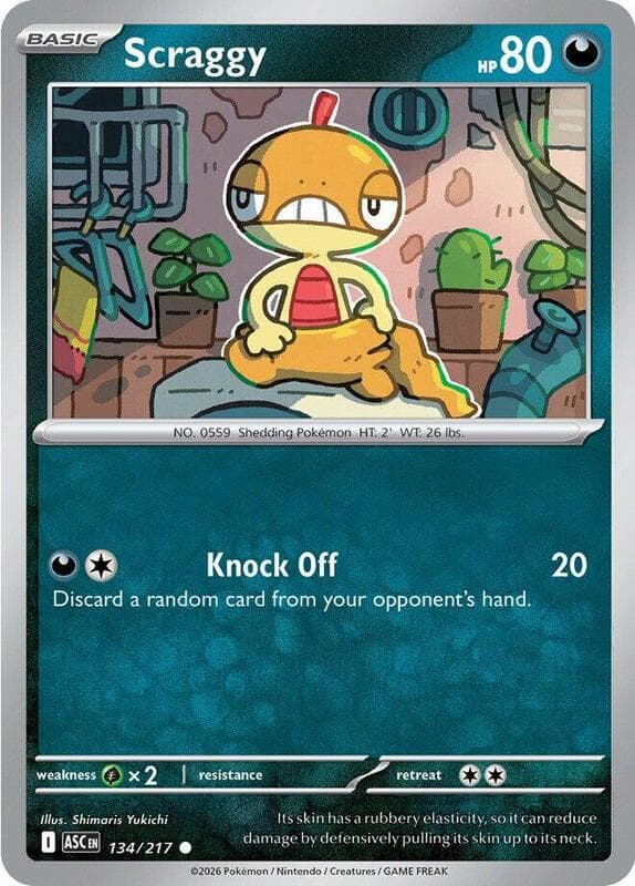 Scraggy 134 Normal