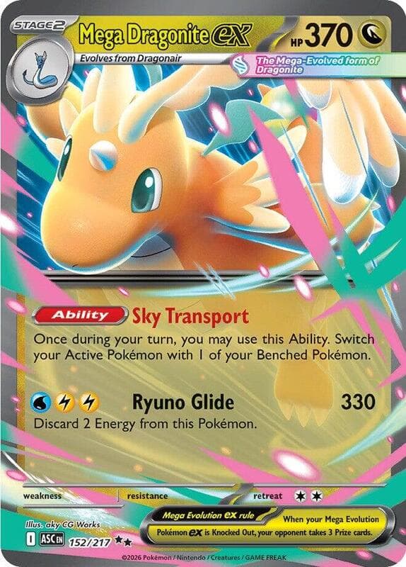 Mega Dragonite ex 152 Normal