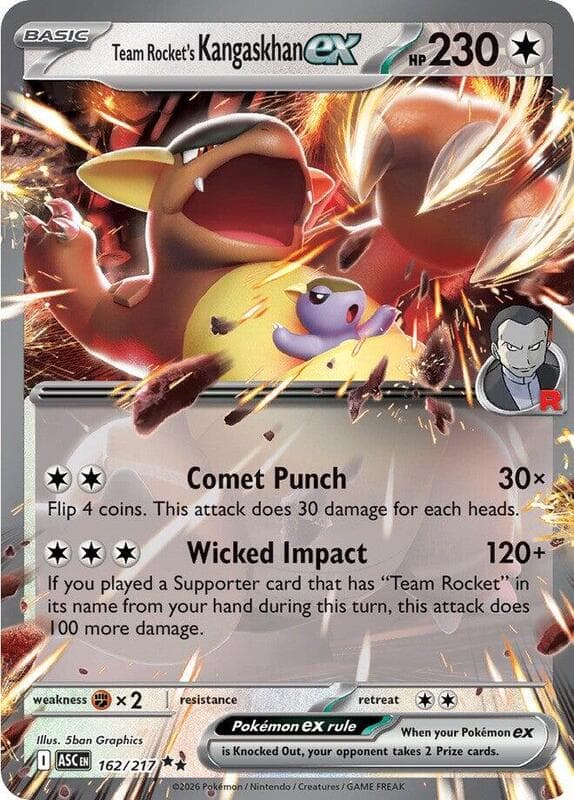 Team Rocket's Kangaskhan 162 Normal