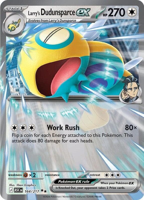 Larry's Dudunsparce ex 164 Normal