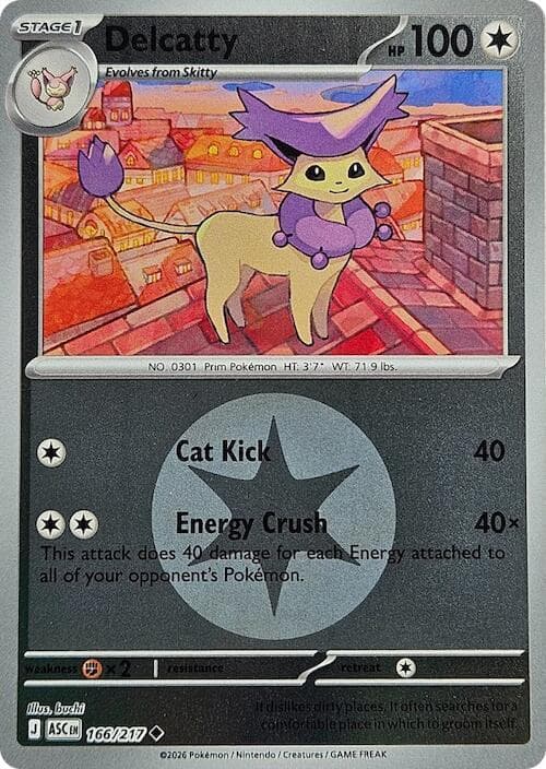 Delcatty Energy Symbol Pattern 166 Normal