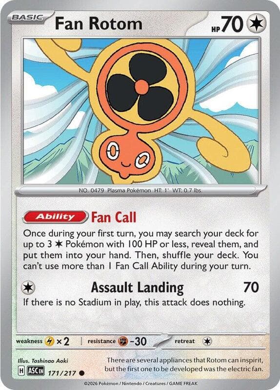 Fan Rotom 171 Normal
