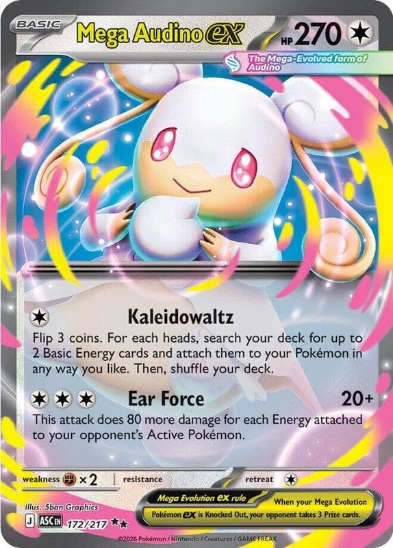 Mega Audino ex 172 Normal