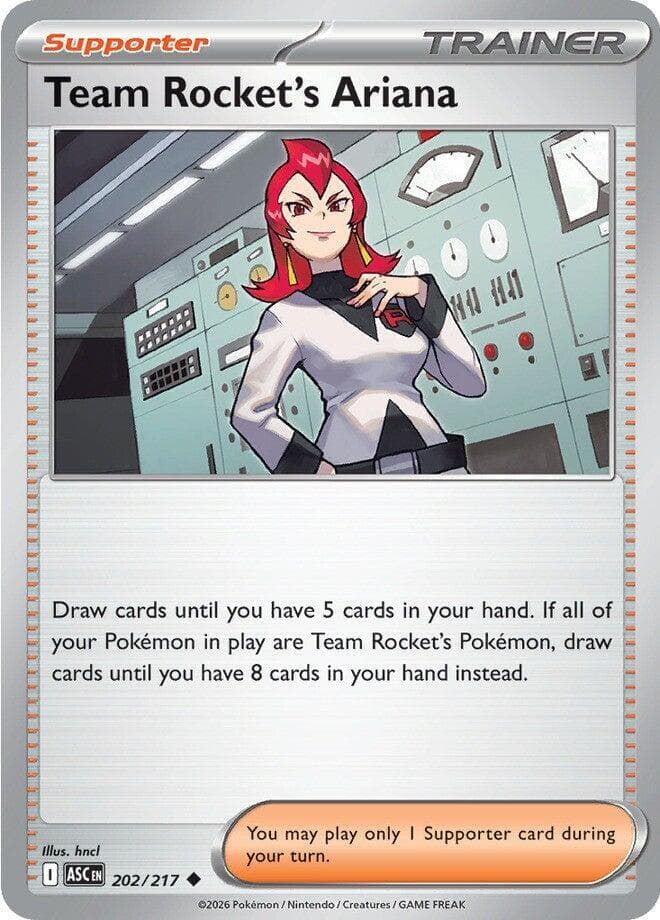 Team Rockets Ariana 202 Reverse holo