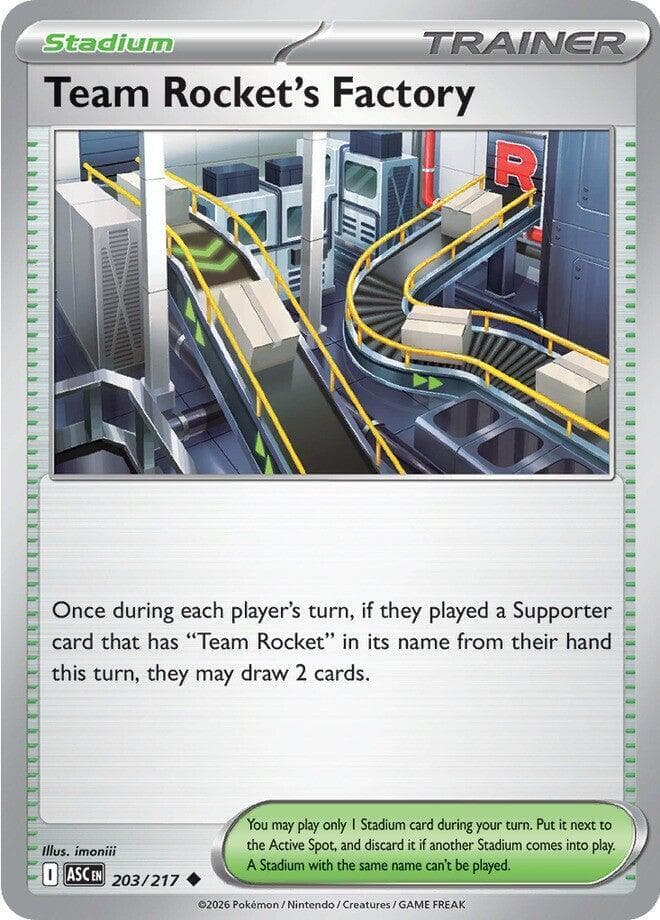 Team Rockets Factory 203 Reverse holo