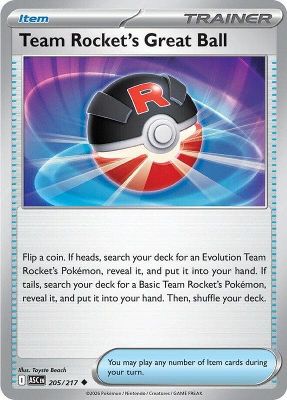Team Rocket's Great Ball 205 Normal