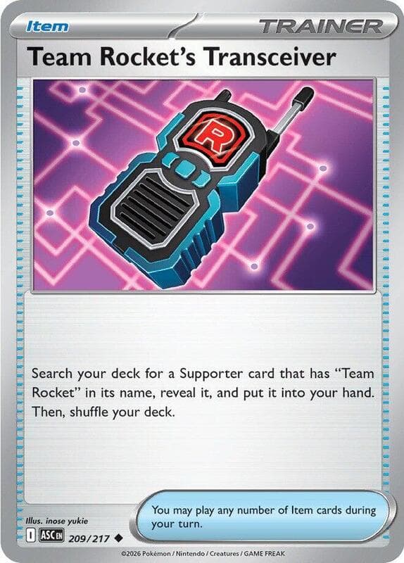 Team Rocket's Transceiver 209 Normal
