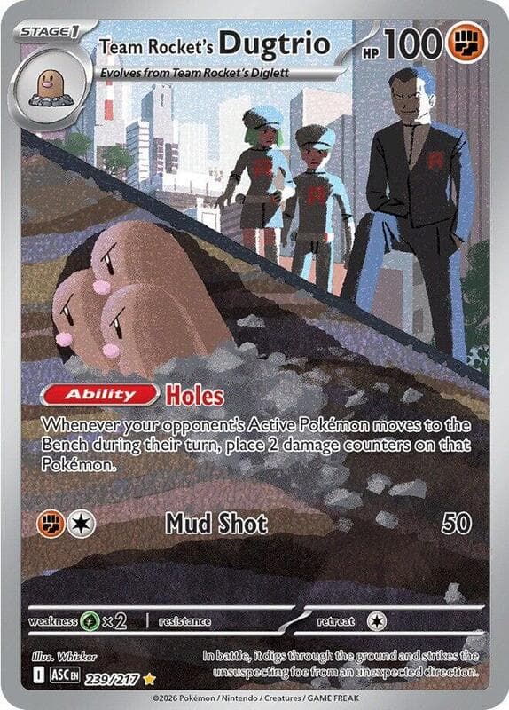 Team Rocket's Dugtrio 239