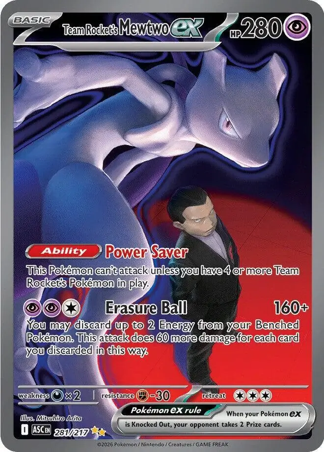 Team Rocket's Mewtwo 281 Normal