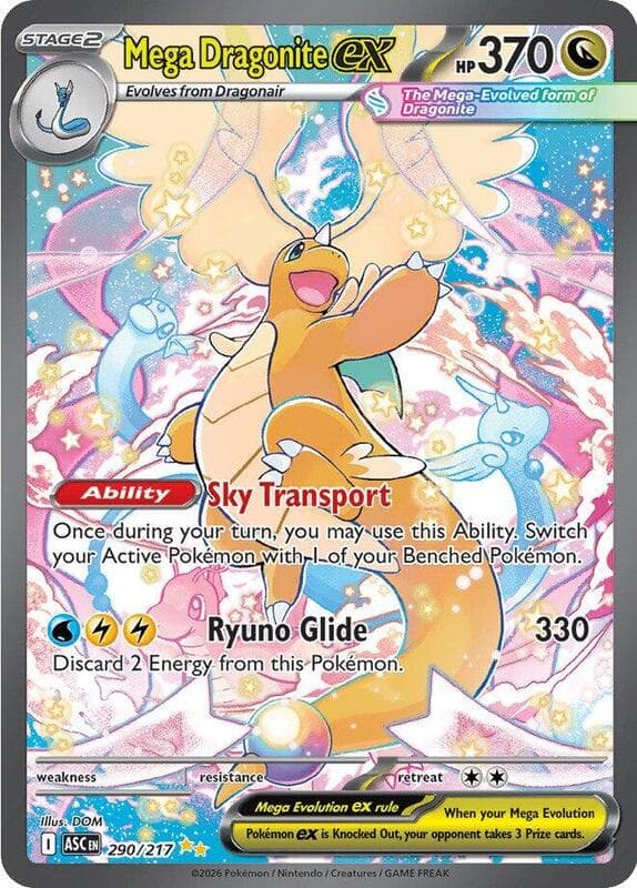 Mega Dragonite ex 290 Normal