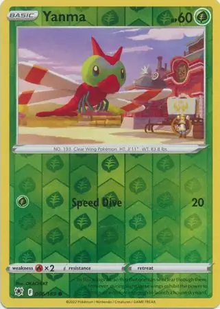 Yanma Reverse Holo 006