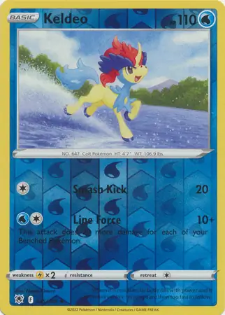 Keldeo Reverse Holo 045