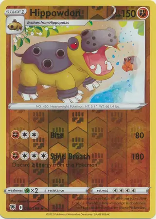 Hippowdon Reverse Holo 080