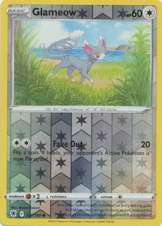Glameow Reverse Holo 127