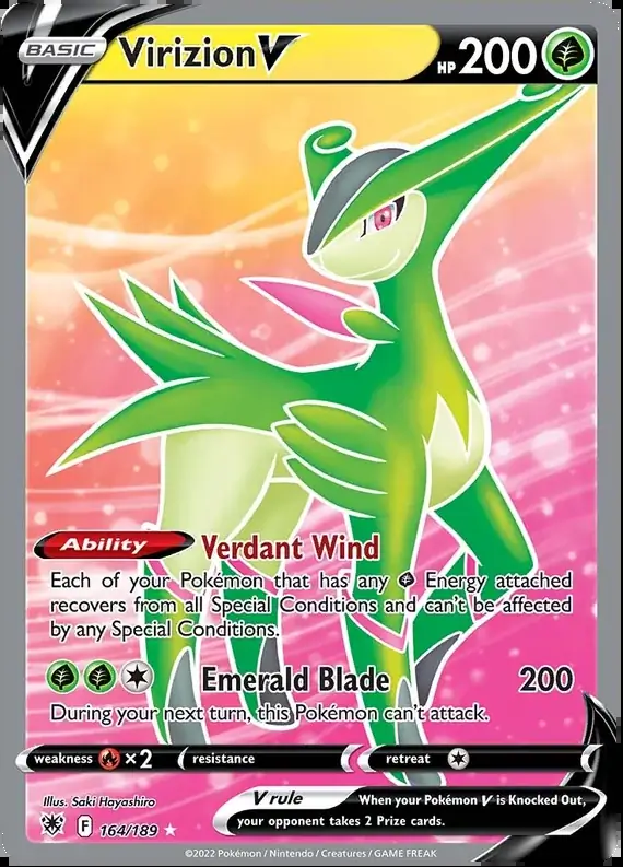 Virizion V 164
