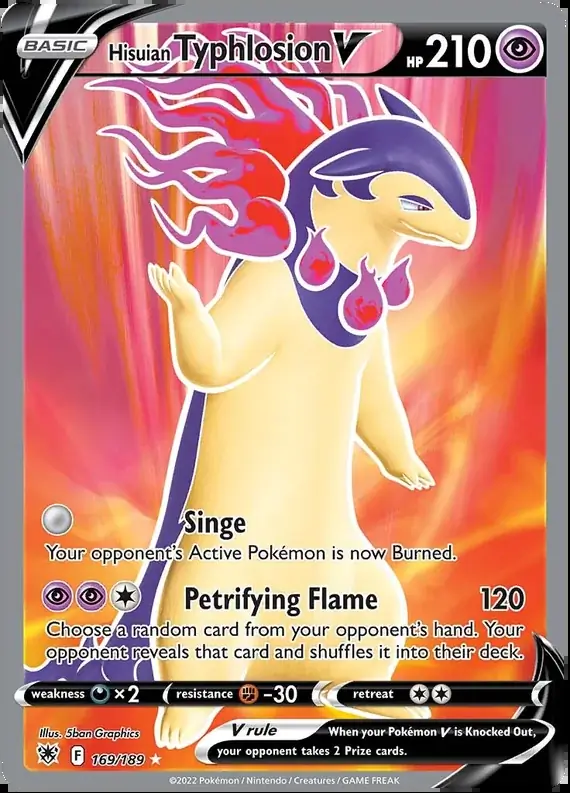 Hisuian Typhlosion V 169