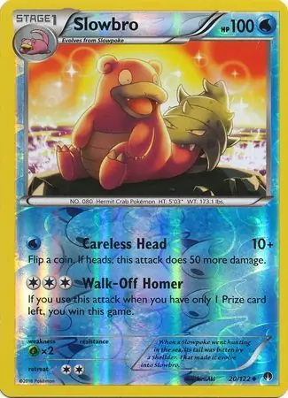 Slowbro Reverse Holo 20