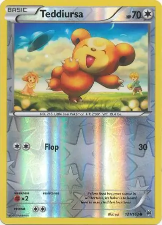Teddiursa Reverse Holo 121