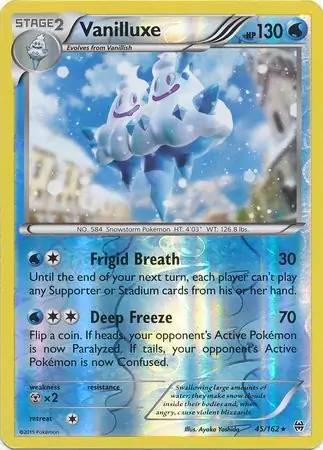 Vanilluxe Reverse Holo 45