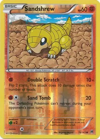 Sandshrew Reverse Holo 75