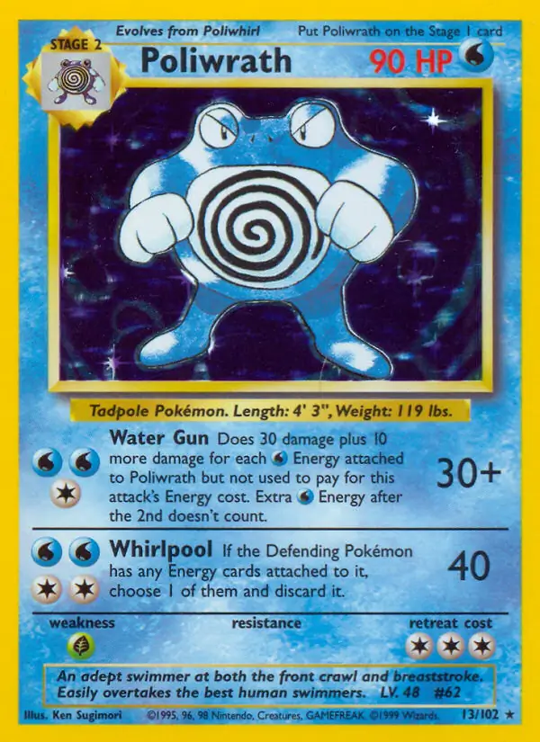 Poliwrath Holo 13 Normal