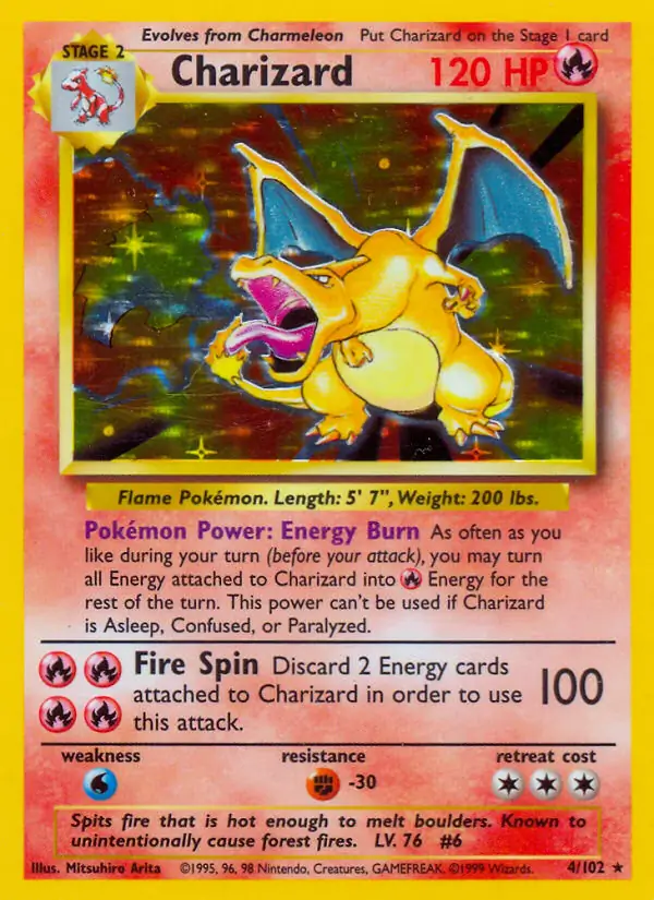 Charizard Holo 4