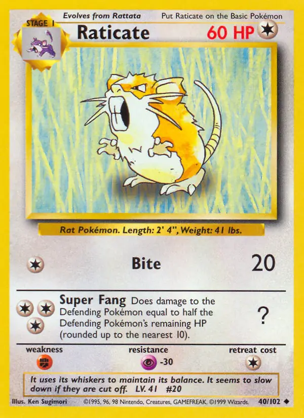 Raticate 40 Normal