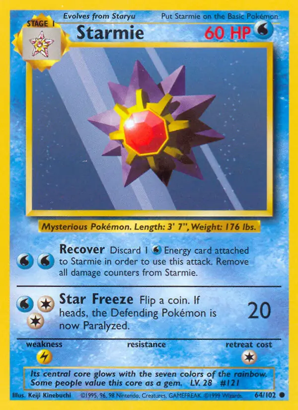 Starmie 64 Normal