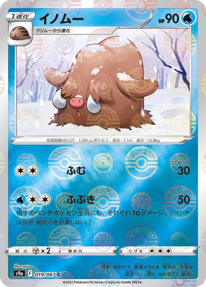 Piloswine Poke Ball Pattern 19