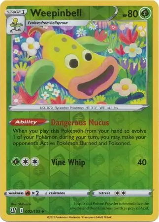 Weepinbell Reverse Holo 002