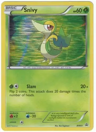 Snivy BW01 Normal