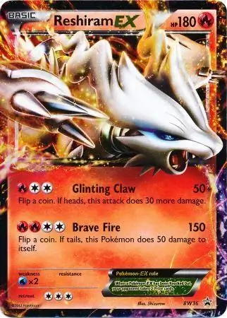 Reshiram EX BW36 Normal