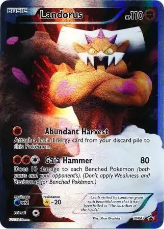 Landorus BW43 Normal
