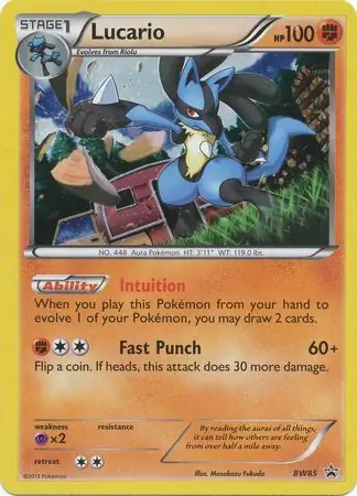 Lucario BW85 Normal
