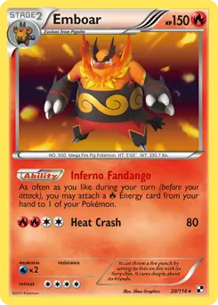 Emboar Holo 20 Normal