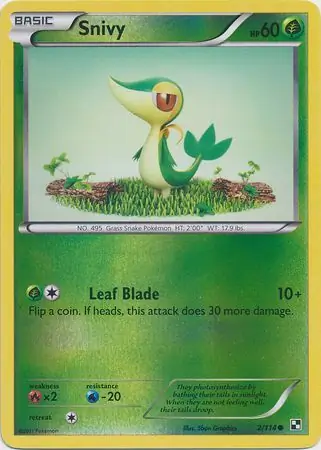Snivy Reverse Holo 2 Normal