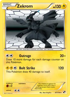 Zekrom Holo 47 Normal