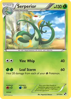 Serperior Holo 5 Normal