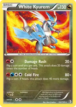 White Kyurem 102 Normal