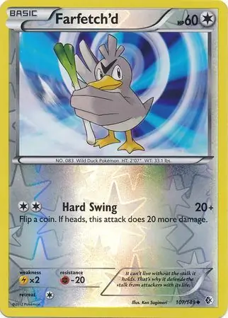 Farfetch'd Reverse Holo 107 Normal