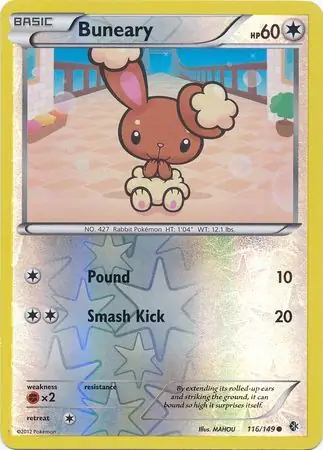 Buneary Reverse Holo 116 Normal