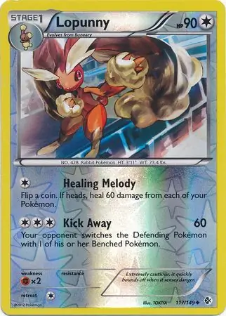 Lopunny Reverse Holo 117 Normal