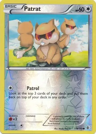 Patrat Reverse Holo 118 Normal